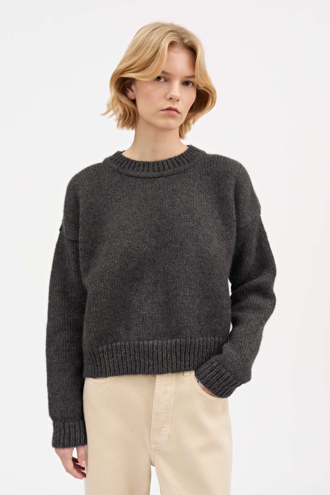 Skall Studio Penny jumper Knit Dark grey